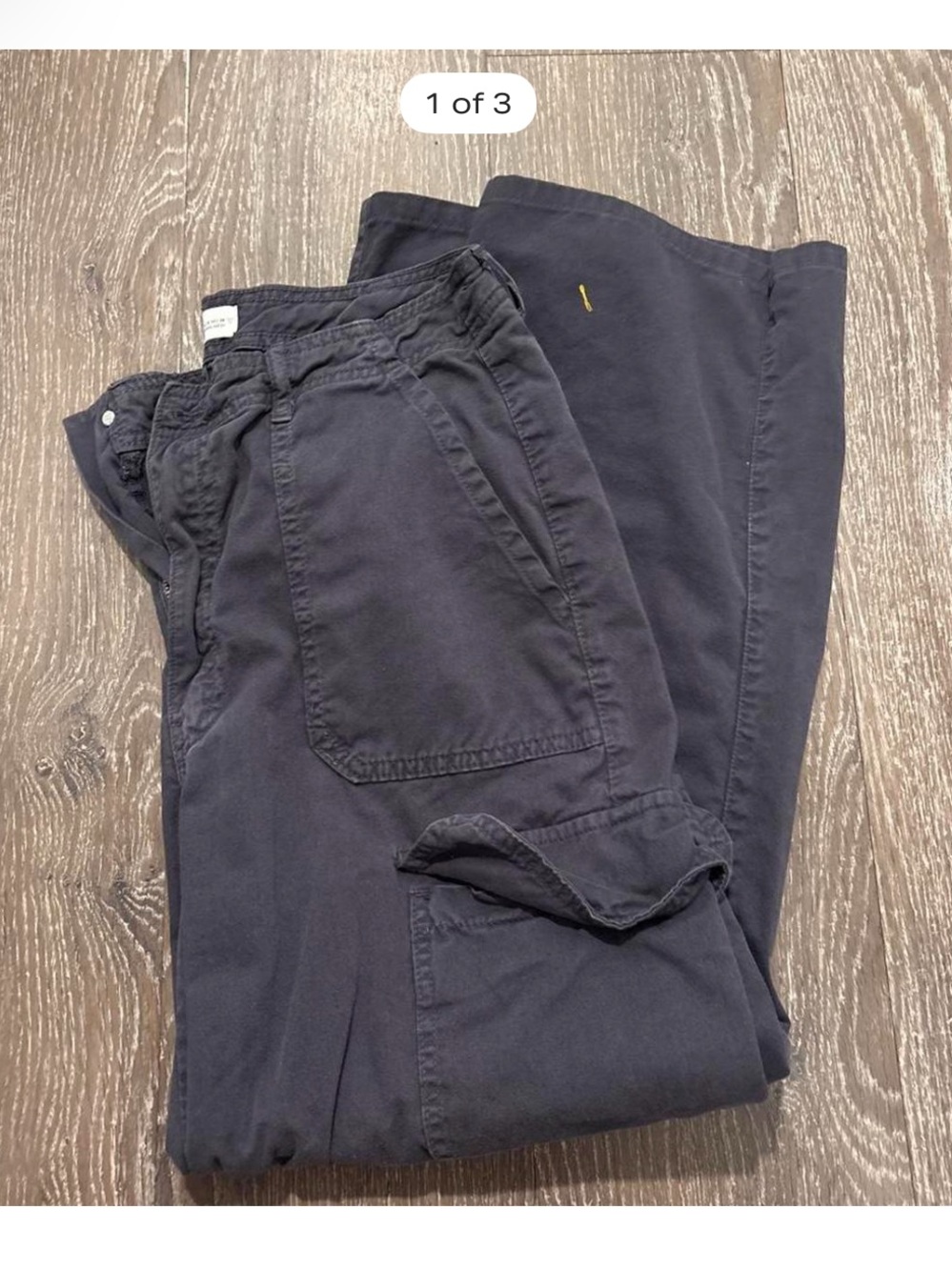 Women's Navy Casual Cargo Pants